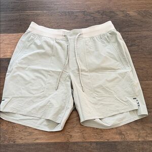 lululemon athletica Light Beige Athletic Shorts